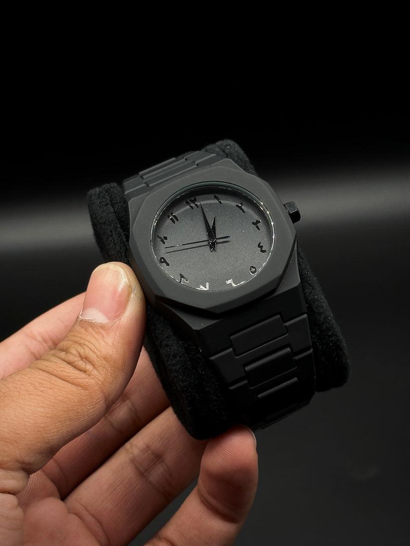 ꜱʜᴏᴘᴇᴀꜱʏ™Black Arabic Aura Watch