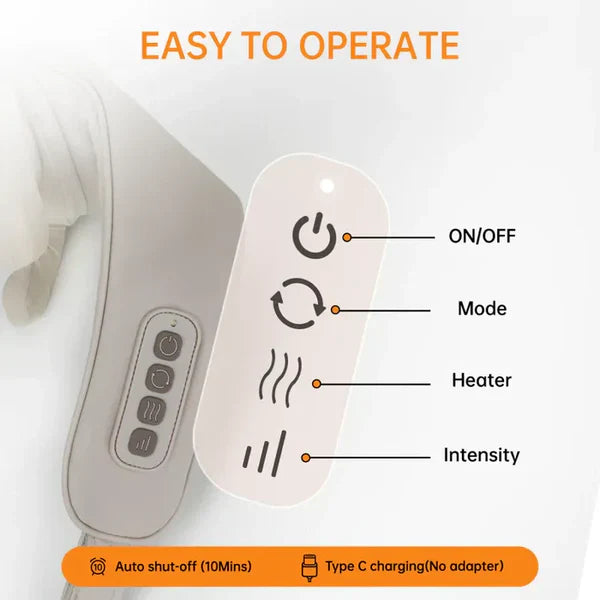 ꜱʜᴏᴘᴇᴀꜱʏ ™ Kneading Massager (Shoulder and Neck) – مدلك عجن للكتف والرقبة