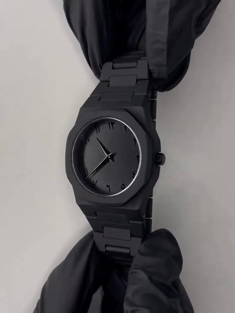 ꜱʜᴏᴘᴇᴀꜱʏ™Black Arabic Aura Watch