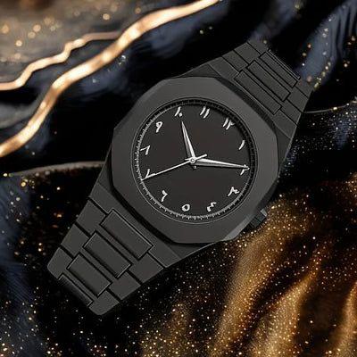 ꜱʜᴏᴘᴇᴀꜱʏ™Black Arabic Aura Watch